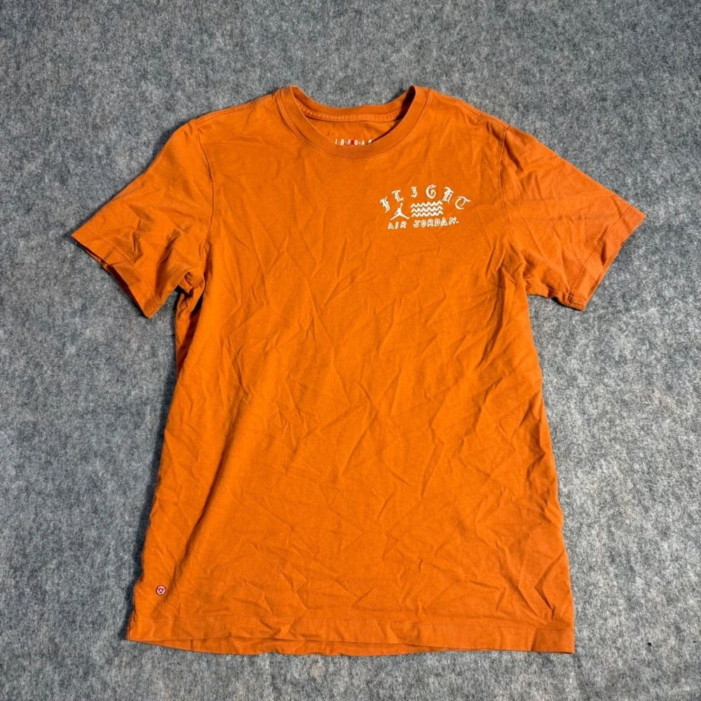 Jordan Artist Series Flight‎ Graphic Tee Orange Mens Medium DX9559-812